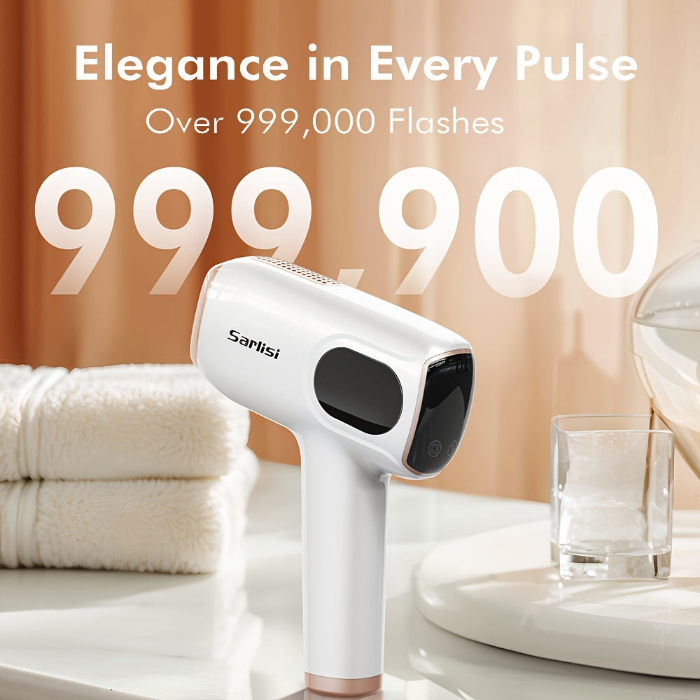Sarlisi IPL Hair Removal for Women And Men, IPL Device Hair Removal for Nearly Painless & Long-Lasting Results, 9 Modes & Auto Flashing for Fast Full Body Hair Removal from Home, Perfect Gift for New Year, Valentine'S Day